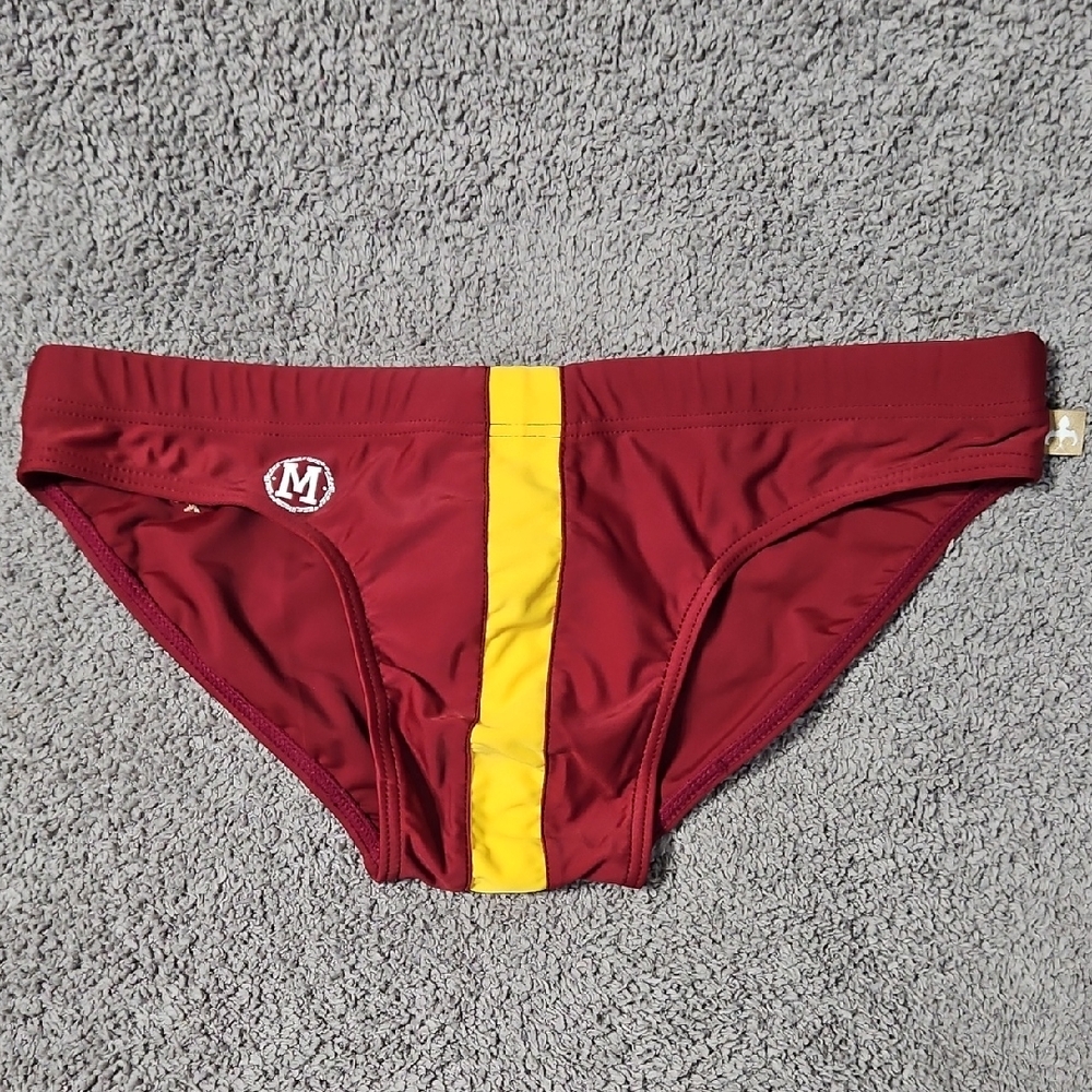 Marcuse Manifest Burgundy Swim Brief S